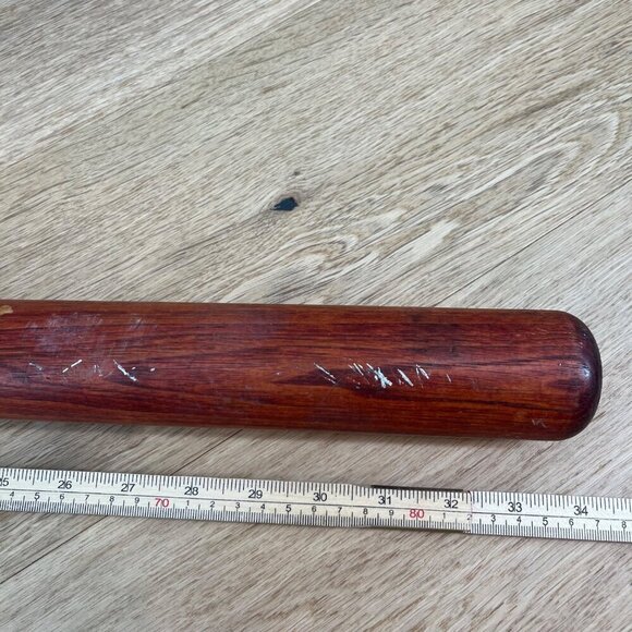 Vintage Hanna Batrite Athens GA No TSB Softball Red Wooden Bat Collectable Rare - Picture 8 of 9